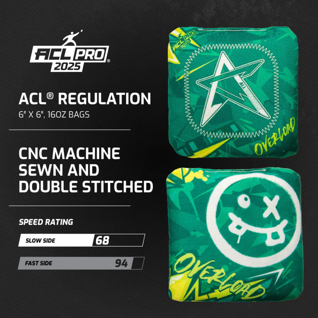 OVERLOAD 2025 - ACL PRO - 1x4 Bolsas de Cornhole