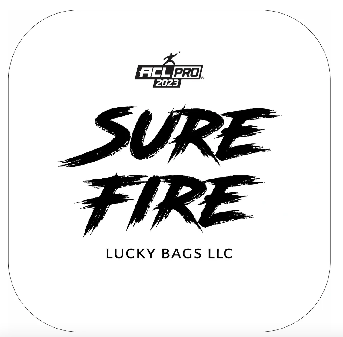Lucky Bags - Surefire 2023 - 1x4 Cornhole Bags Cornhole Bags Ultra Cornhole Wit
