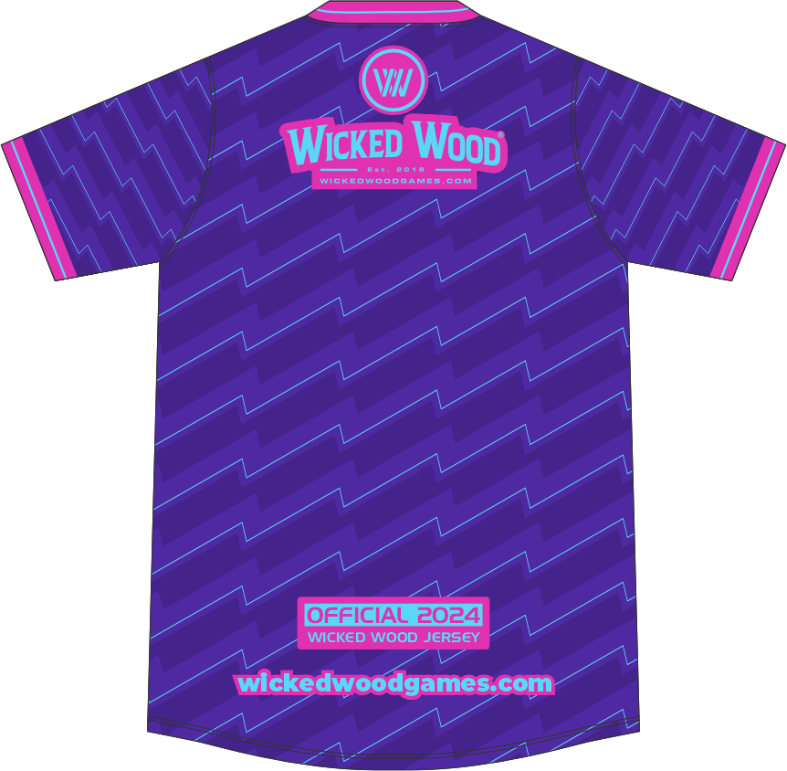 Wicked Wood 2024 Jersey - Paars Wicked Wood Games