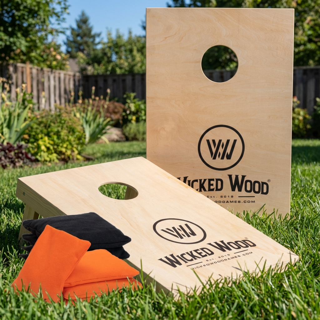 Juego Cornhole - 90x60 - Diseño Wicked Wood