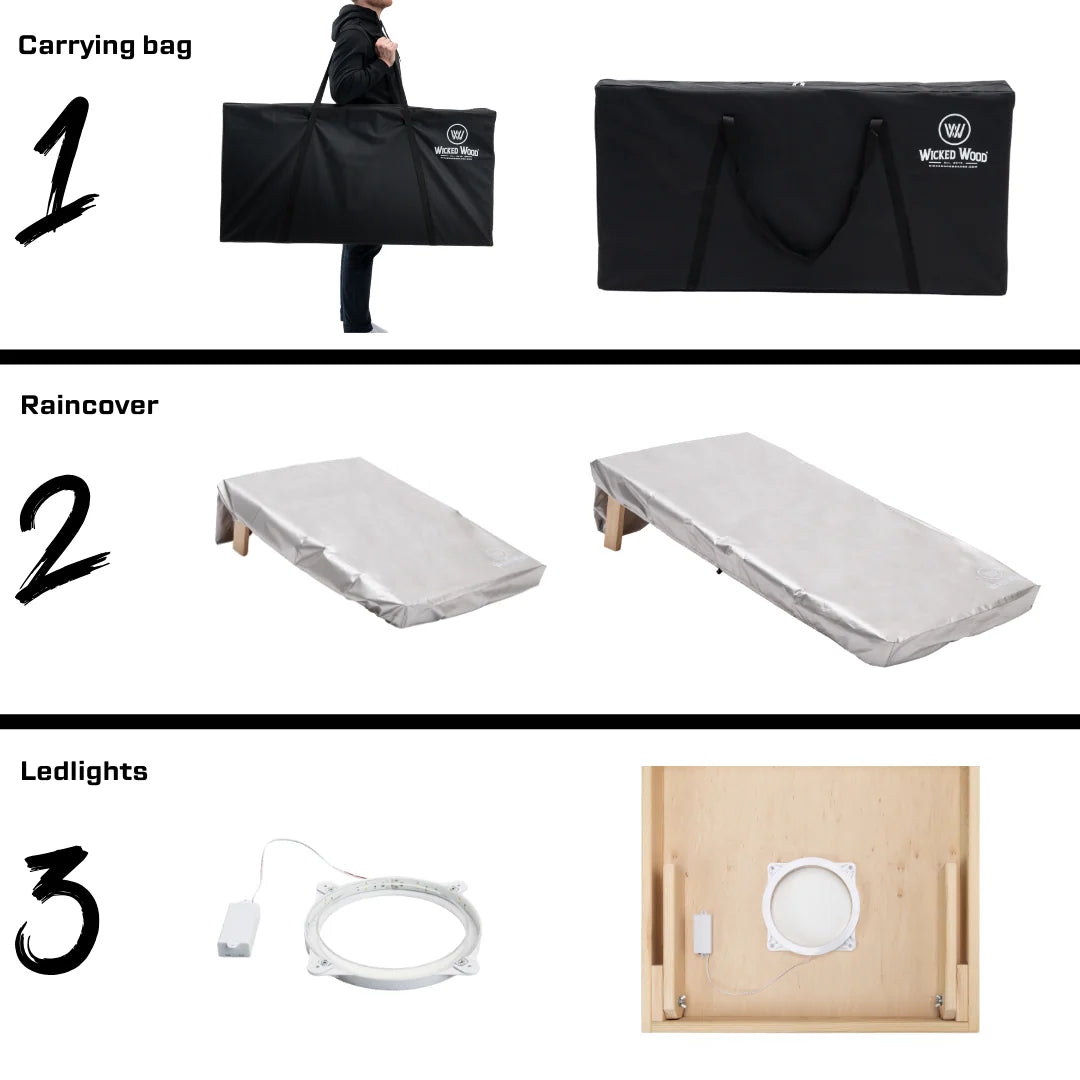 TRIANGLE - Cornhole Set - 10mm Cornhole sets Wicked Wood Games