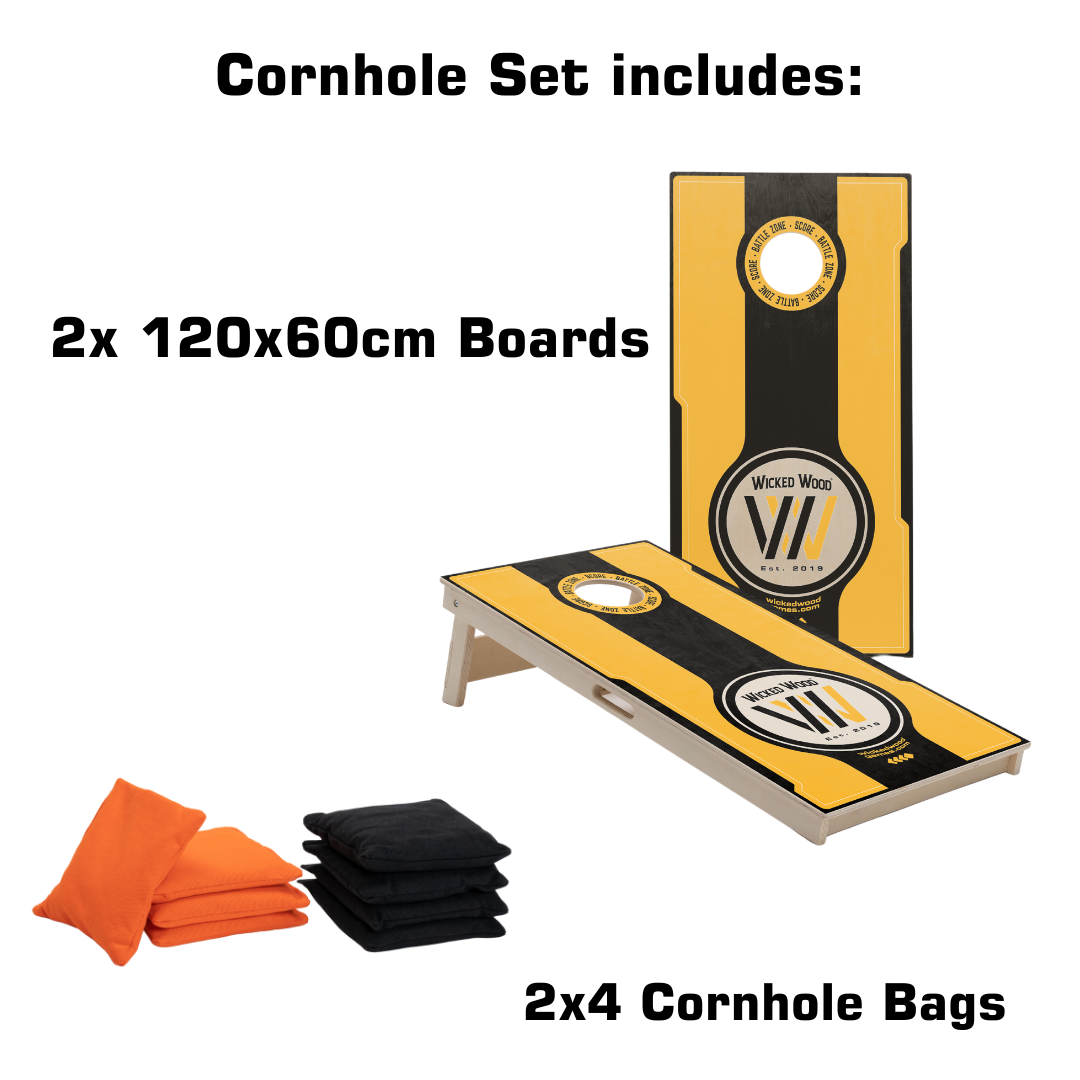 BATTLE ZONE - Cornhole Set - 12mm Cornhole sets Wicked Wood Games