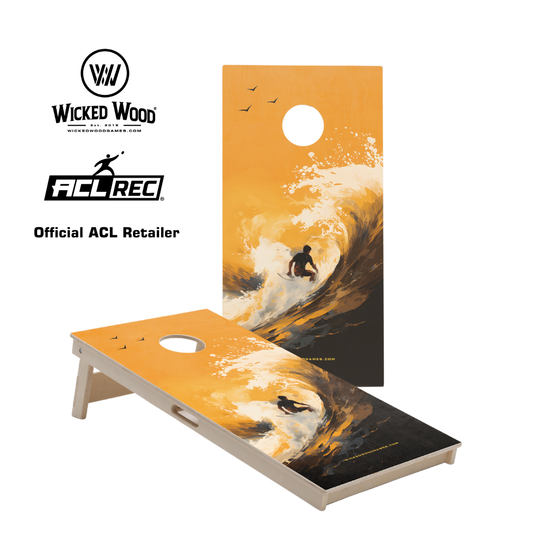 FOOTHILLS - Cornhole Set - 2 board / 2x4 zakjes Cornhole sets Wicked Wood Games