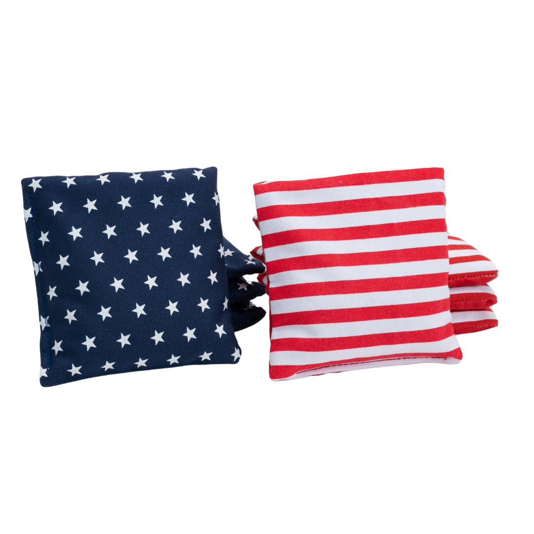 2x4 Cornhole Bags - America - Granulaat vulling - Dubbelzijdig Cornhole Bags Wicked Wood Games