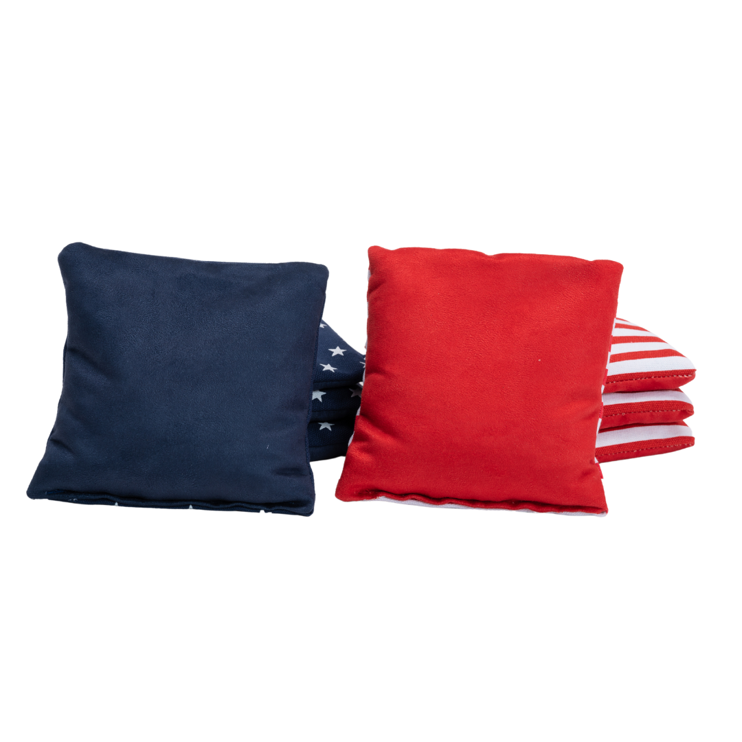 2x4 Cornhole Bags - America - Granulaat vulling - Dubbelzijdig Cornhole Bags Wicked Wood Games
