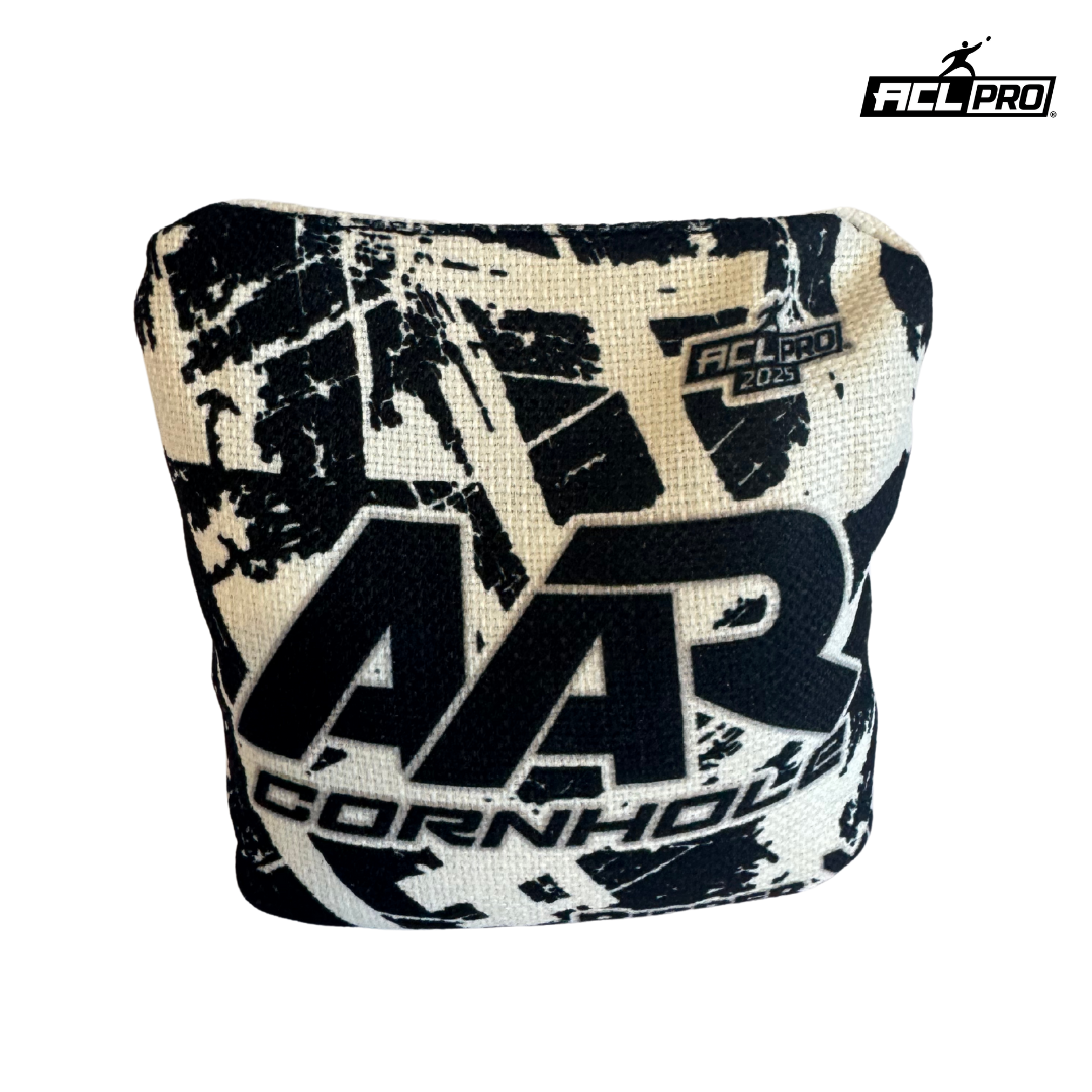 AAR Ripper X 2025 - 1x4 Cornhole Bags - ACL Pro Cornhole Bags AAR Black/White