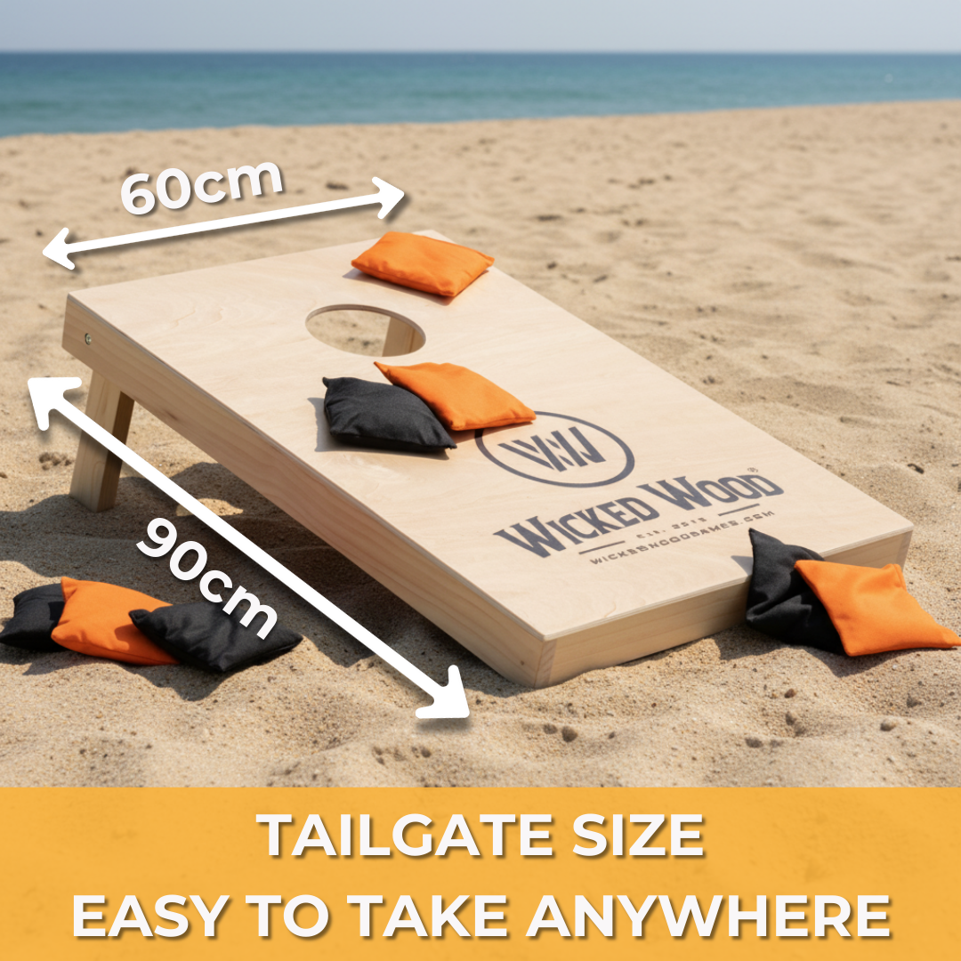 Juego Cornhole - 90x60 - Diseño Wicked Wood