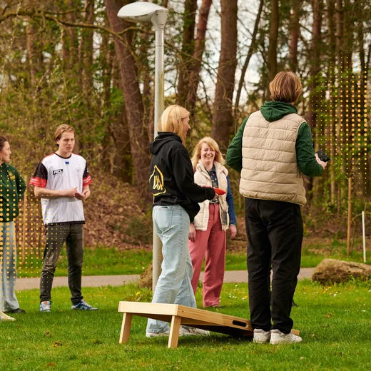 Cornhole Set - 90x60 - Blue Cornhole sets Wicked Wood Games