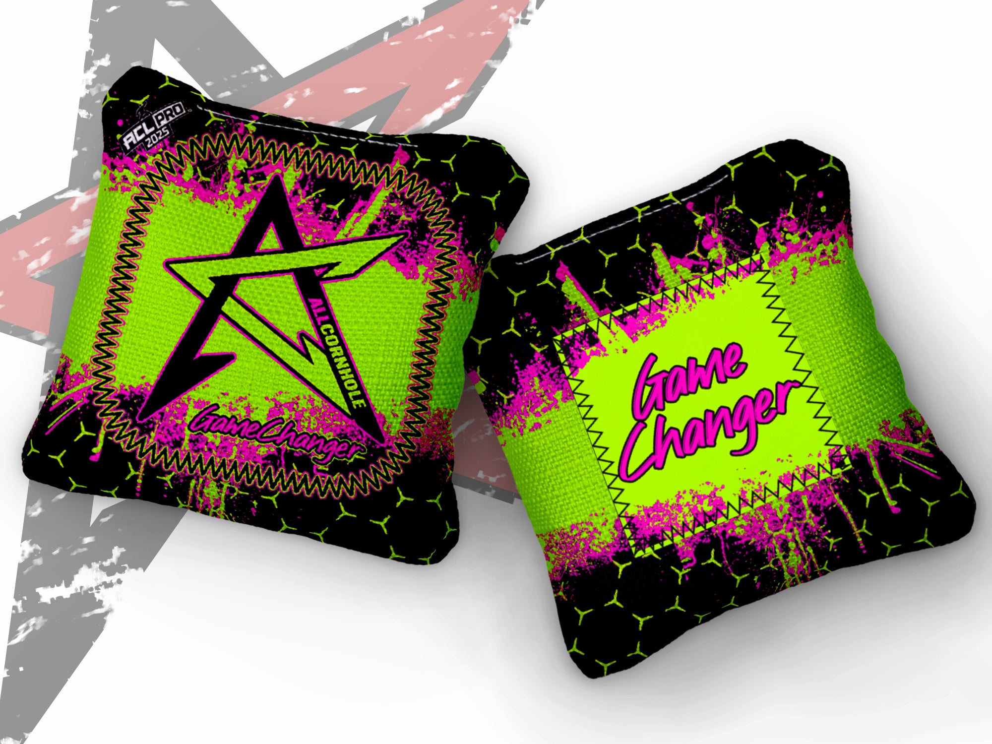 AllCornhole OG GameChanger 2025 - 1x4 Cornhole Bags Cornhole Bags AllCornhole Green/Black