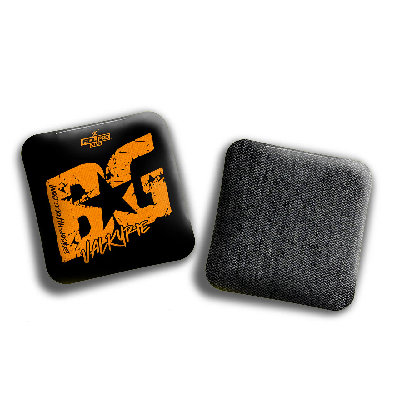 BG Valkyrie - ACL Pro 2025 - 1x4 Cornhole Bags Cornhole Bags BG Cornhole Blackout - Orange