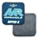 AAR Ripper X 2026 - 1x4 Cornhole Bags - ACL Pro Cornhole Bags AAR Navy/Light Blue