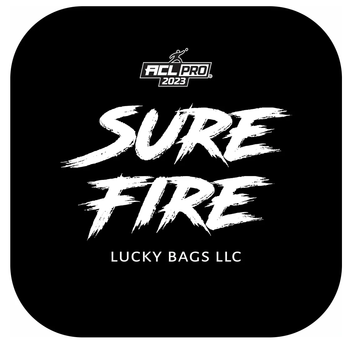 Lucky Bags - Surefire 2023 - 1x4 Cornhole Bags Cornhole Bags Ultra Cornhole Zwart