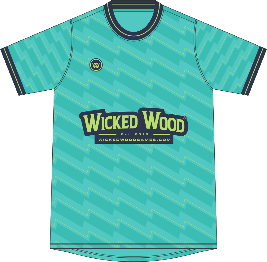 Wicked Wood 2024 Jersey - Green Wicked Wood Games Shirt S