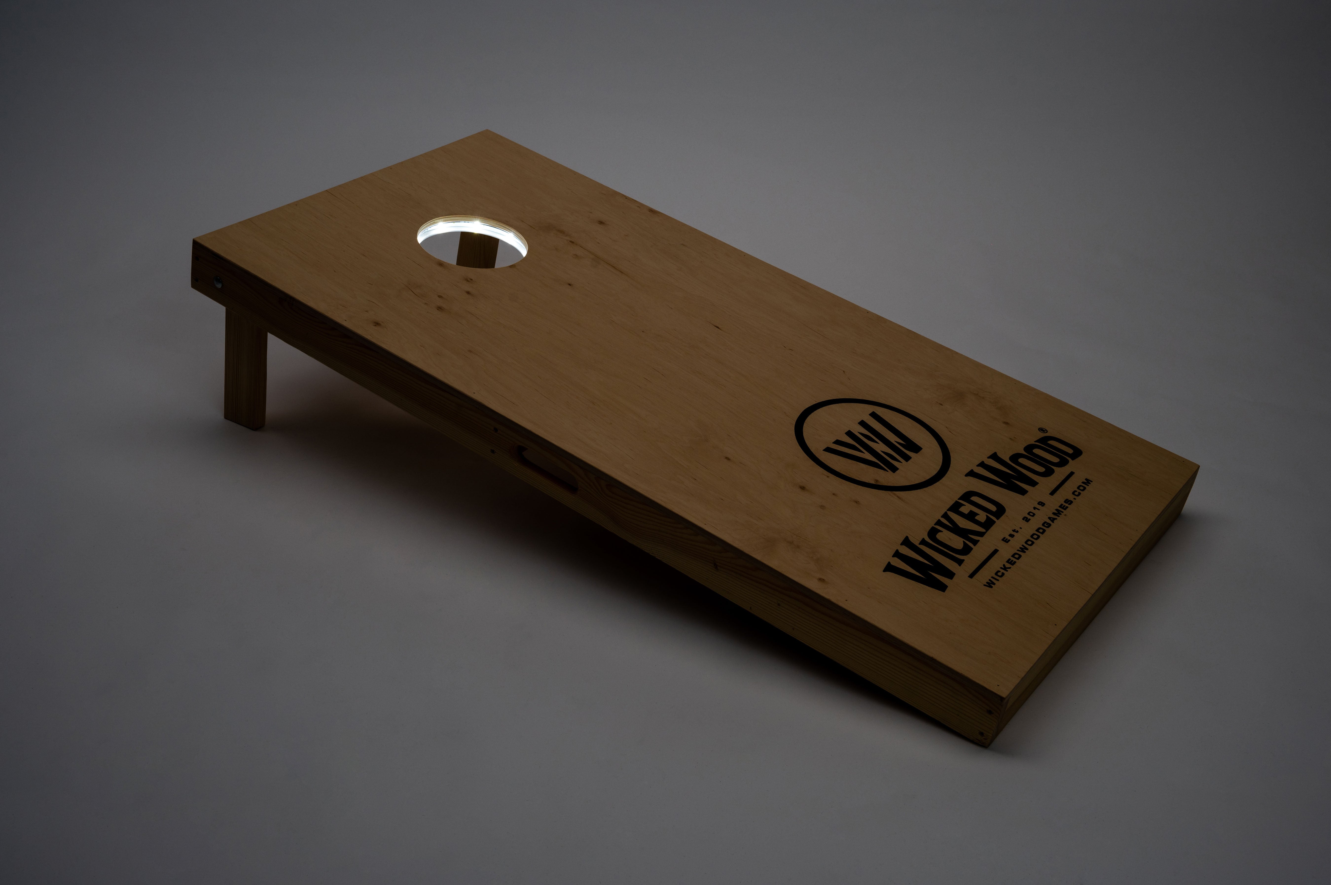 Led Lights voor Cornhole Boards Wicked Wood Games
